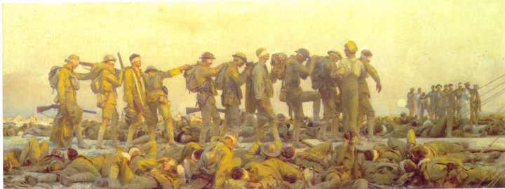 "Gassed" by John Singer Sargent.