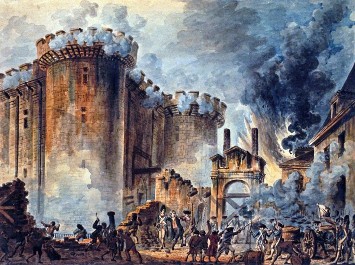 Storming of the Bastille, by Jean-Pierre-Louis-Laurent Houel